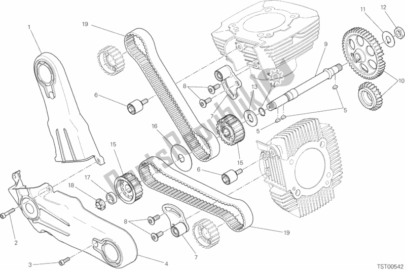 Toutes les pièces pour le Distribuzione du Ducati Scrambler Flat Track Thailand USA 803 2015